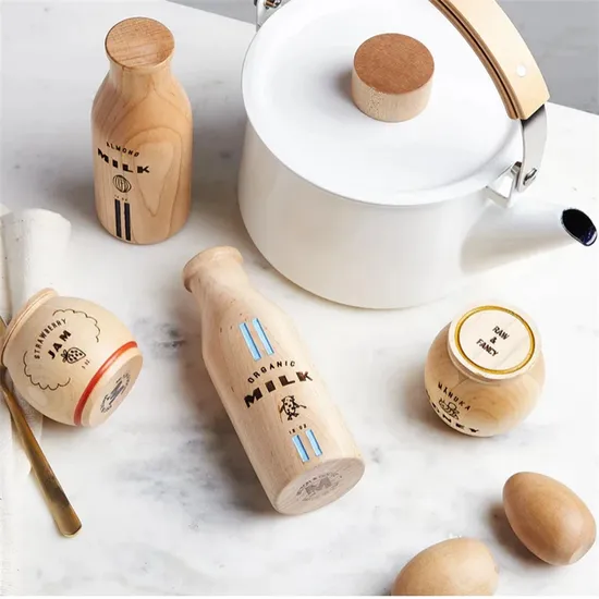 Wooden Ab&J Food Play Craft Set