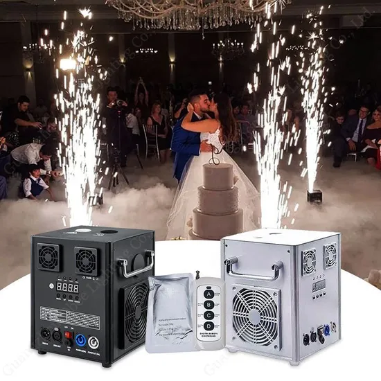 DJ Stage Pyro Fireworks Sprayer Indoor Cold Spark Machine Sparkler for Wedding