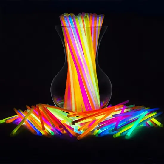 Christmas Halloween Party Decorations Bracelets Necklaces Glow in The Dark Light up Props Light Sticks