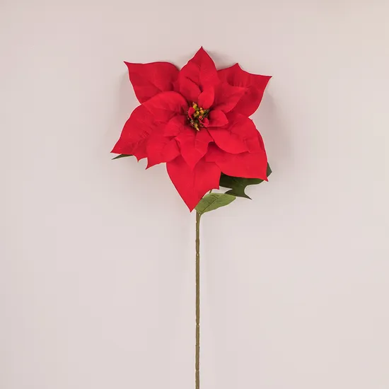 New Product Items Christmas Tree Decorate Poinsettia Artificial Home Decoration Decorative Christmas Flowers