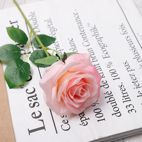 50cm Single Silk Artificial Flower Romantic Home Decor Simulation Rose Floral Arrangement