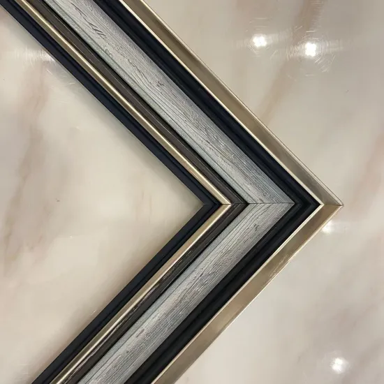 OEM Factory Wooden Silver Plastic MDF New Design Magic Mirror Photo Frame