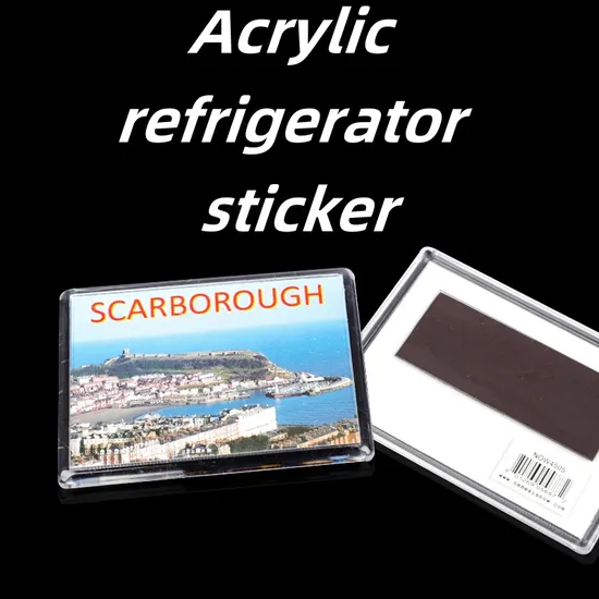 Acrylic Transparent Multi Shaped Refrigerator Sticker