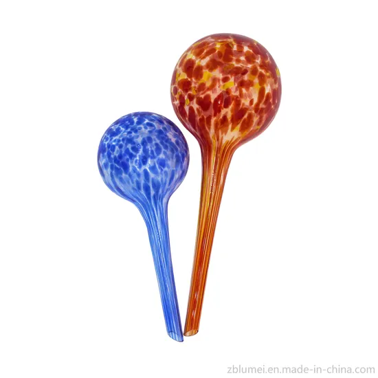 Watering Bulbs for Plants -Hand-Blown Glass Blue Decorative Indoor Use Outdoor Gardens