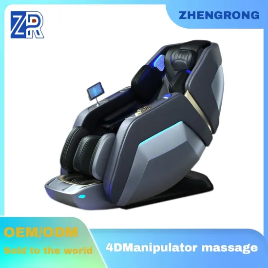 Zr 2025 Best Manufacturer Factory Price Local Heated Massager with SL Guide Rail 3D 4D Full Body Zero Gravity Electric Deluxe Shiatsu Massage Chair