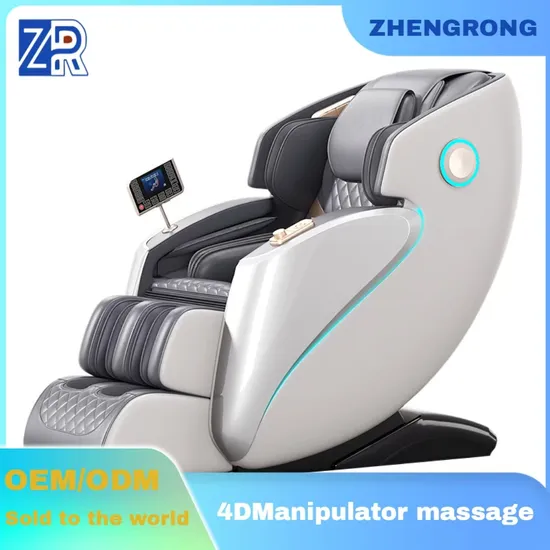 Zr 2025 Best Factory Manufacturer Price 3D 4D Local Hot Compress Massager with Music Vending Zero Gravity Full Body Deluxe Massage Chair
