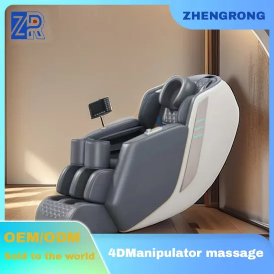 Zr 2025 Best 4D 3D Ophthalmic Equipme Full Body Vending Equipment Fully Automatic Zero Gravity Robotic Massager with Presses PU Leather Luxury Massage Chair