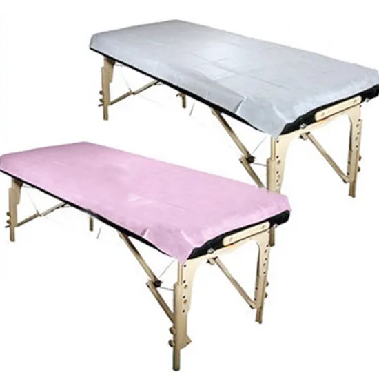 Non Woven PP/PP+PE/SMS Bed Sheet Disposable Bedding Set for SPA Massage