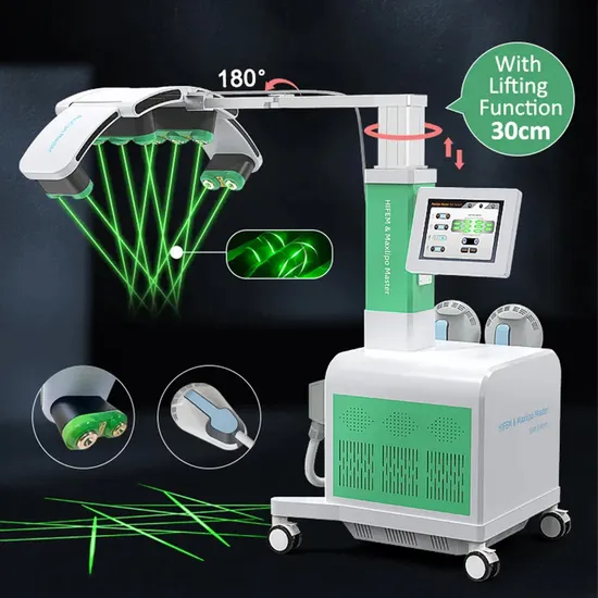 Body Contouring EMS EMT Muscle Stimulate Slimming Beauty Machine Hi 10 D Max Lipo Maxlipo Master Emerald 10d Green Laser Luxmaster Lux Slim