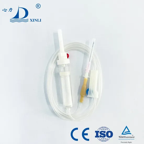 Medical Disposable IV Transfusion Set with PVC Tubing