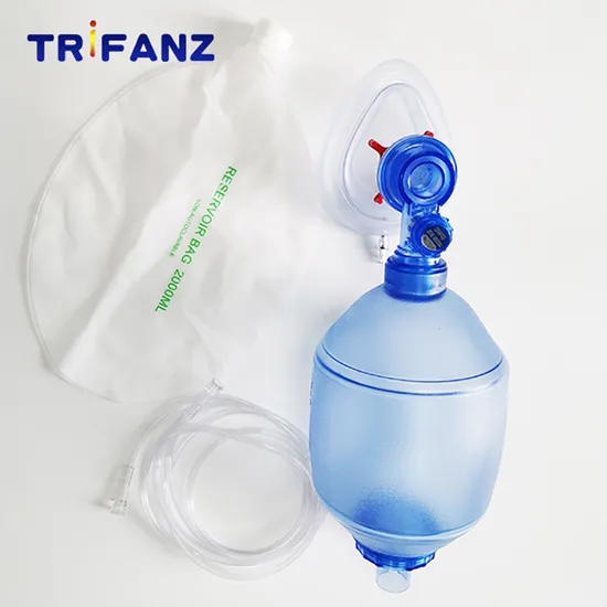 Factory PVC Silicone Manual Resuscitator Ambu Bag Adult Pediatric Neonate
