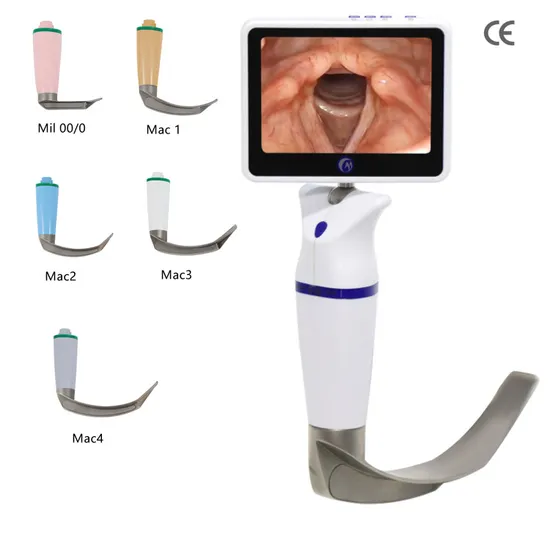 Mj Medical Portable Reusable Laryngoscope Video Videolaryngoscope Laringoscopy