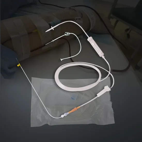 Plastic Ethylene Oxide Sterilization Disposable Blood Transfusion Set