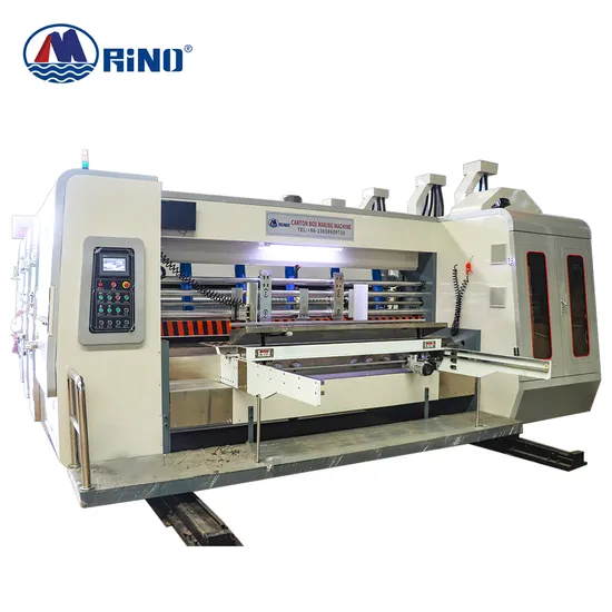 Corrugated Paper Cardboard Printing Machine 2/3/4 Color Corrugated Die Cutting Slotter Slotting Flexo Printer Machine for Carton Box