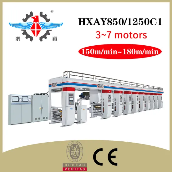 9 Color 180m Film Rotorgravure Printing Machine in China