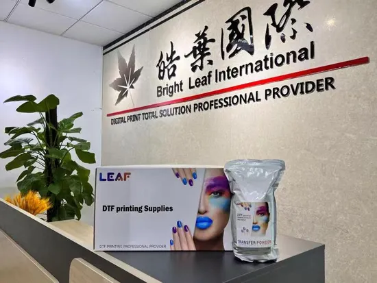Dtf adhesive hot melt powder for dtf shaking machine