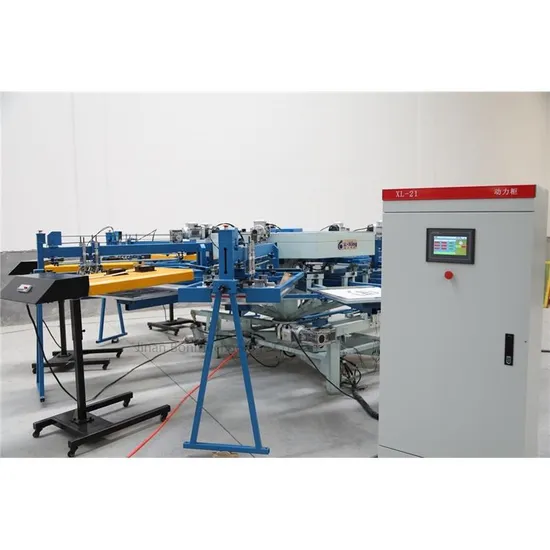 4 Colour Digital Automatic Microcomputer T Shirt Carousel Silk Screen Printing Machine
