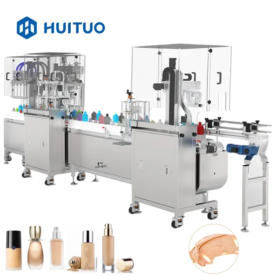 Advanced Design Bottle Filling Capping Machine for Liquid Makeup Foundation