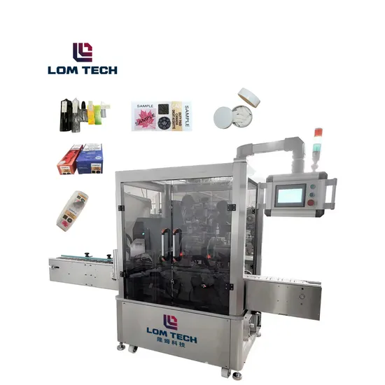 Automatic Pre-Heating Hot Glue Applicator Tax Stamps in I-, L-, or Landscape Orientations Sticker Excise Label Stamping Labeling Machine