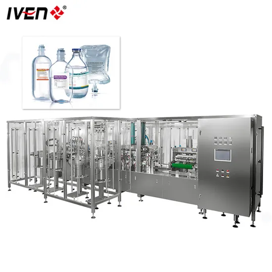 IV Infusion / Intravenous Fluids Automatic Soft Bag Forming Filling and Sealing Packing Machine