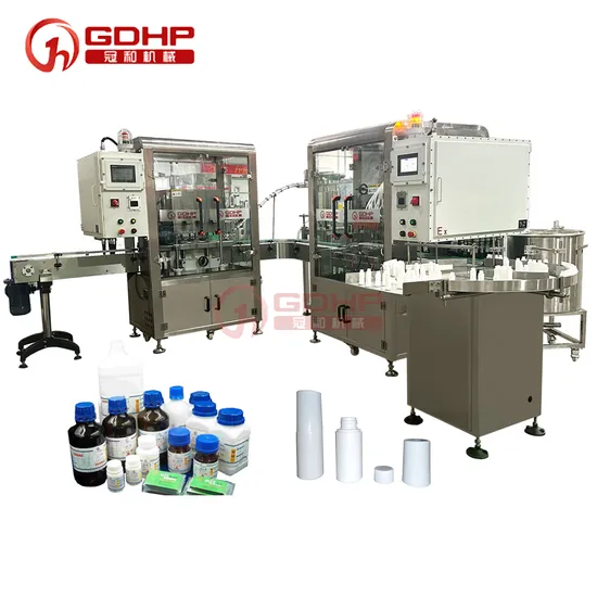 Alcohol and Chemicals Explosion-Proof Filling and Capping Packaging Production Line