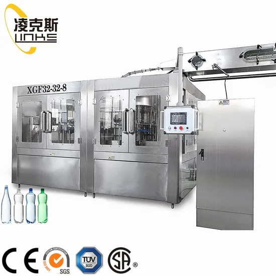 Automatic Complete a to Z Water Rinsing Filling Capping Machine Production Line