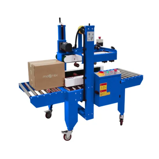 Semi Automatic Side+Top Drive Carton Sealer Carton Sealing Machine