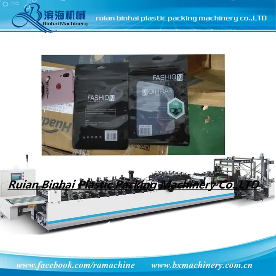 Fully Automatic Stand up Zipper Plastic Pouch Bag Making Machine