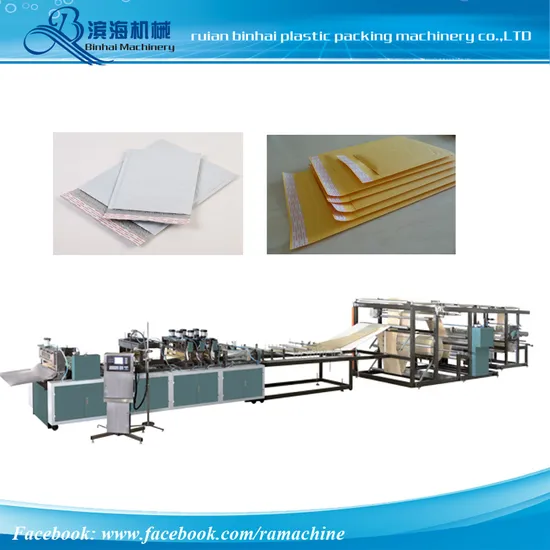 Automatic Two Side Seal Kraft Paper Bubble Envelope Making Machine