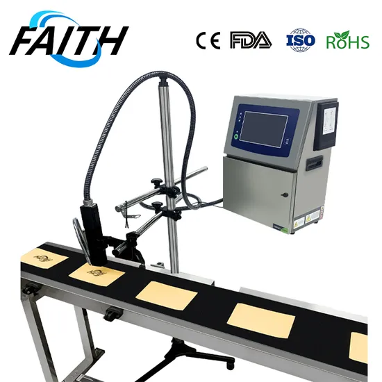 Faith Industrial High Speed Cij Inkjet Printer Coding Small Character Online Cij Printer Inkjet Coding Machine Expiry Date Numbering Machine
