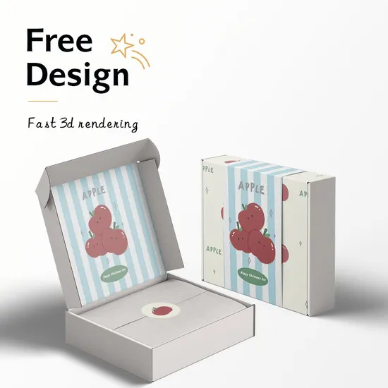 Personalized Paper Gift Box Cosmetic Packaging Shipping Boxes for Business Shipping