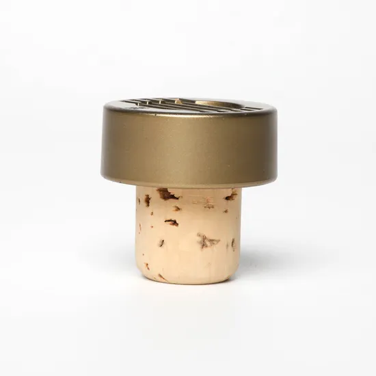 Custom T Shape Stopper Natural Cork with Plastic Top for Diffuser Bottle Glass Bottle Factory Price