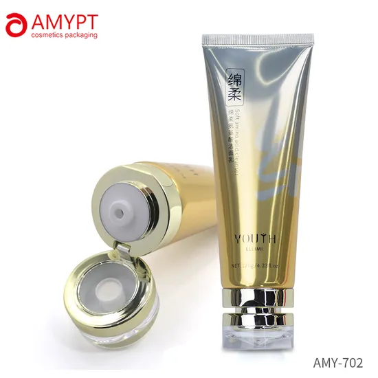 Empty Plastic Round Hand Cream Tube Packaging Soft Tube