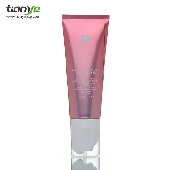 100ml PE+Alu Cosmetic Packaging Plastic Tube with Roll-on-5-Ball for Creams