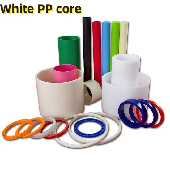 Customized PP Core, Processing White PP Core, Supply Thickened PP Plastic Core Tube