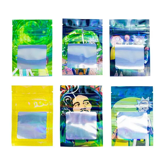 Customized Dry Herb Flowers Packaging Mylar Bag