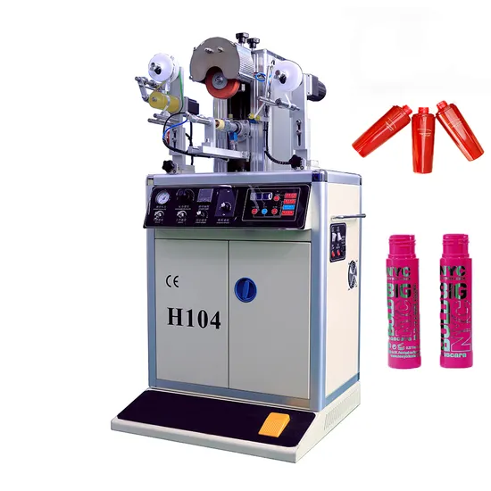 Semi Automatic Plastic Bottle Cups Pens Hot Stamping Machine
