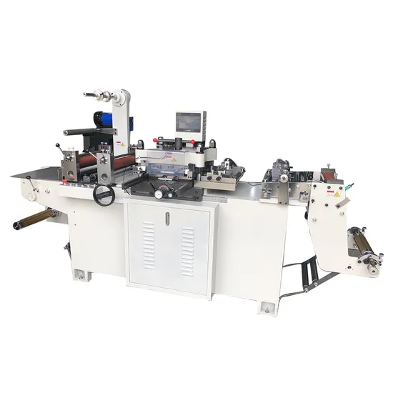 New Digital Adhesive Sticker Label Automatic Dacron Filmzlabel Slitter Roll Die Cutting Machine