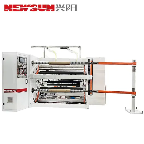 Self Adhesive Paper Label Stock Paper Laminated Film Flexible Packaging Film BOPP Pet Laminating Plastic Film High Speed Slitter Slitting Rewinding Machine