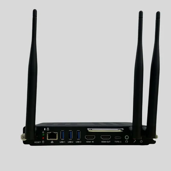 Mediatek processor RAM 16G/256G SSD USB TYPE-C HDMI embedded computer Android 13 EDLA OPS for smart interactive whiteboard