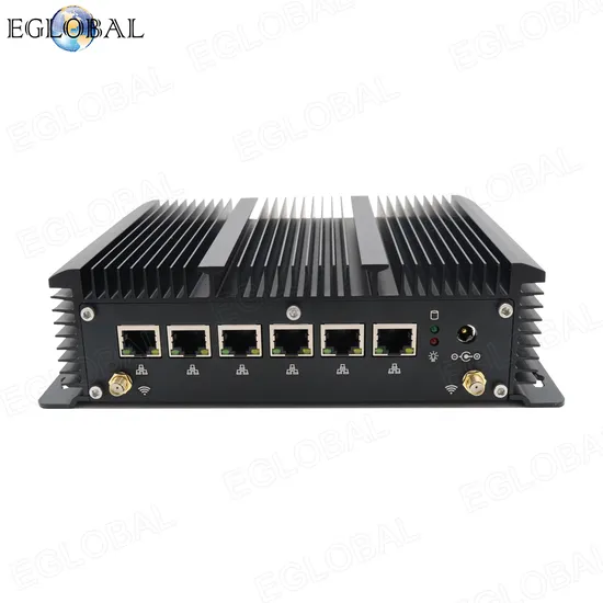 Eglobal Digital Marketing Solutions Fanless Mini Router Intel Core I3 I5 I7 Mini Computer Desktop PC