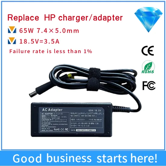 18.5V 3.5A 7.4*5.0mm 65W AC Laptop Adapter Charger for for HP Compaq Pavilion G6 DV5 DV6 DV7 DV4 G50 G60 N193 Cq43 Cq32 Cq60
