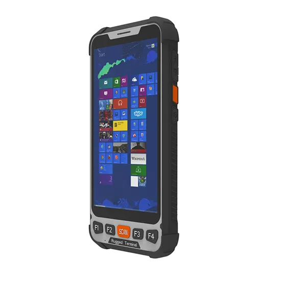 IP65 Rate Industrial Windows Tablet Barcode Scanner Data Collector Handheld Rugged Windows PDA Q501