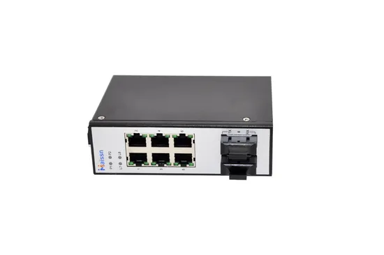 8-Port Dual Sc Unmanaged Fast Ethernet Industrial Switch