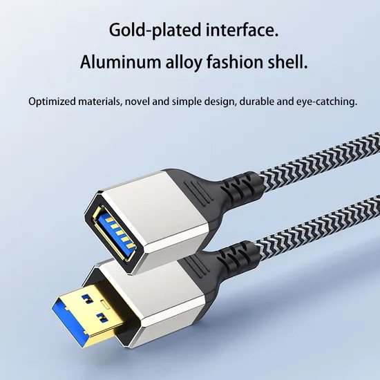 USB 3.0 High-Speed Male to Female Extension Cable Premium Quality