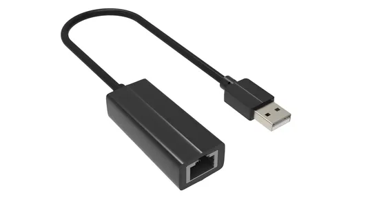 Fast Ethernet Network 10m/100Mbps ABS Black LAN USB a B C Type 2.0 to RJ45 Adapter