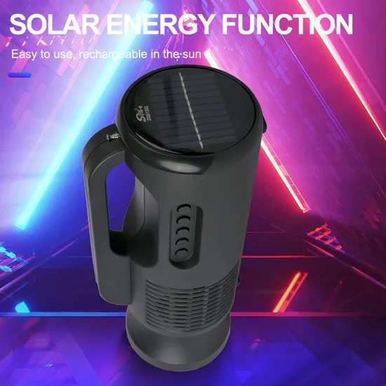 Portable Bt Speaker Multi Functional LED Lighting Mini Outdoor Speaker with Flashlight