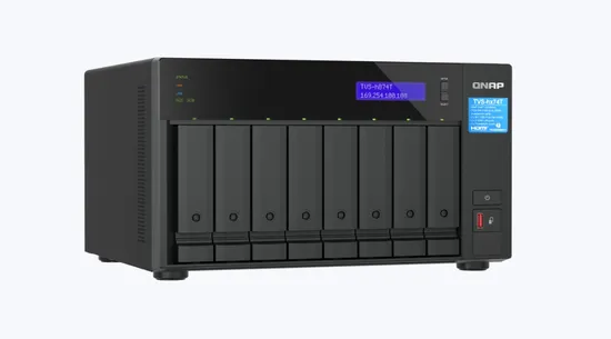 Reliable Qnap Tvs-H874t-I7-32g-Cn 8-Bay Network Attached Storage System