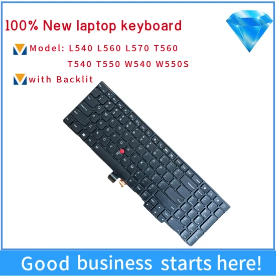 Laptop Keyboard for Lenovo Thinkpad L560 L540 L570 T560 T540 T550 W540 W550s with Backlit Pointer New Replacement Us Keyboard