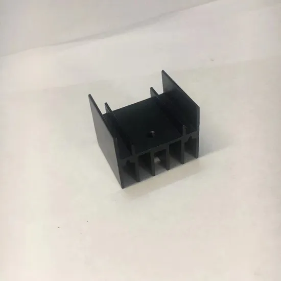 Black OEM LED Fin Aluminum Alloy Heat Sink